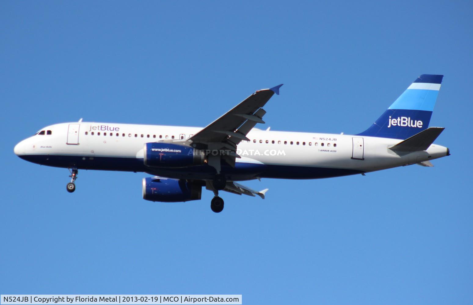 N524JB, 2001 Airbus A320-232 C/N 1528, Jet Blue A320