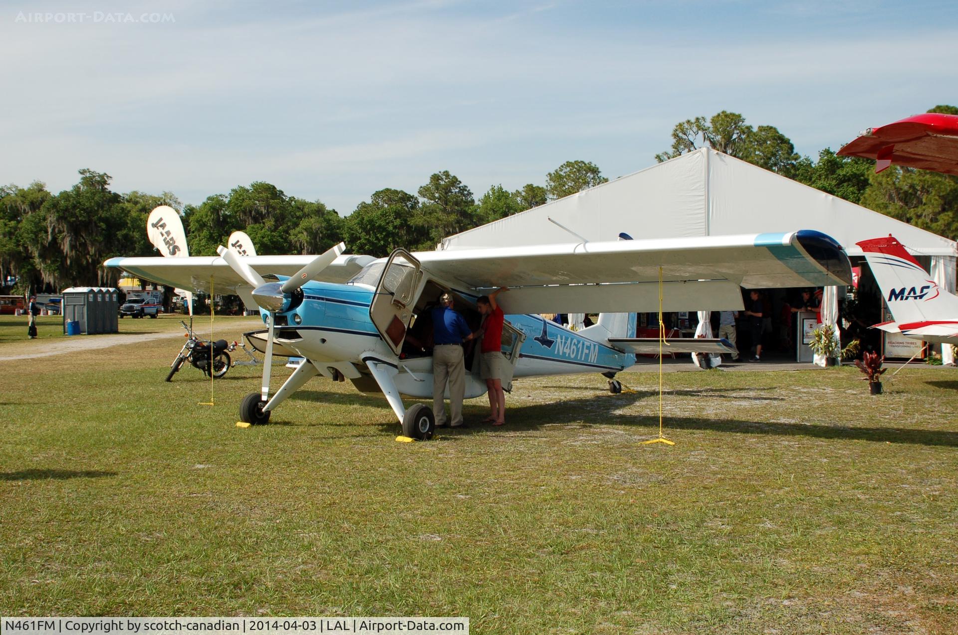 N461FM, 1972 Helio H-295-1400 Super Courier C/N 1436, 1972 Helio H295, N461FM, at 2014 Sun n Fun, Lakeland Linder Regional Airport, Lakeland, FL