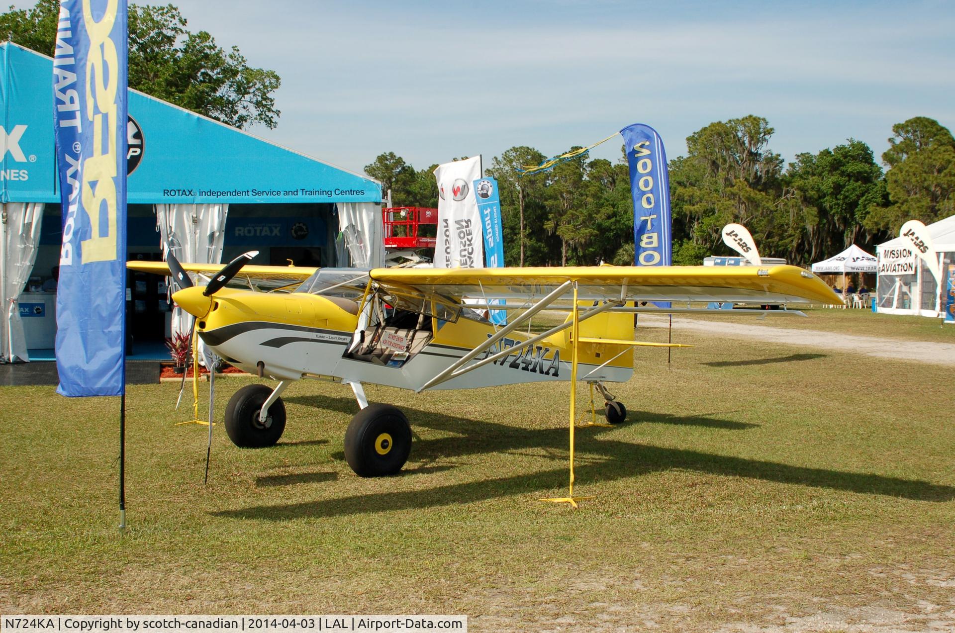 N724KA, 2012 Foxair Kitfox Light Sport C/N KA12254243, 2012 FOXAIR LLC, KITFOX LIGHT SPORT, N724KA, at 2014 Sun n Fun, Lakeland Linder Regional Airport, Lakeland, FL