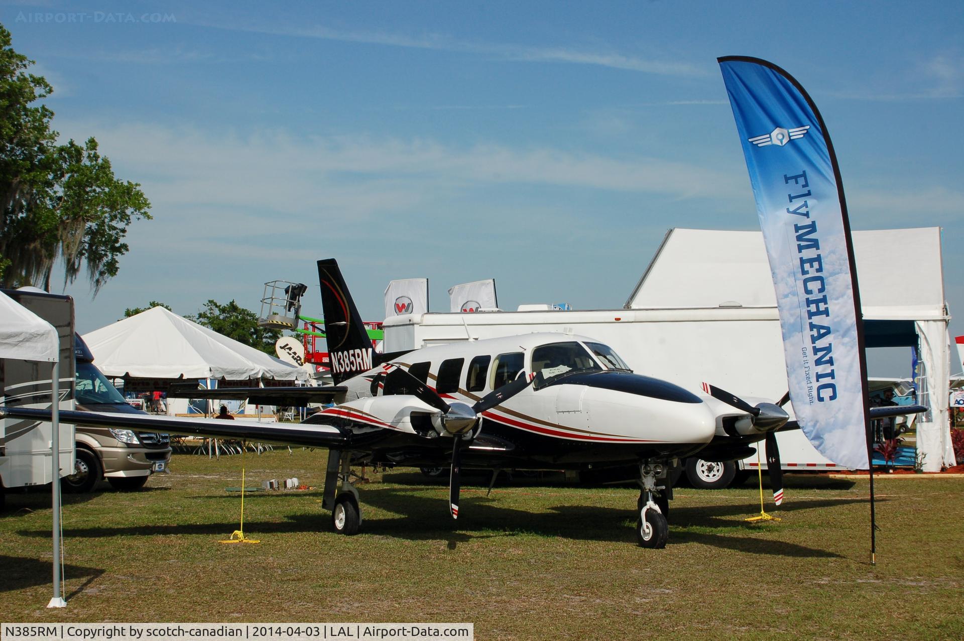 N385RM, 1978 Piper PA-31-350 Chieftain C/N 31-7852125, 1978 Piper PA-31-350, N385RM, at 2014 Sun n Fun, Lakeland Linder Regional Airport, Lakeland, FL