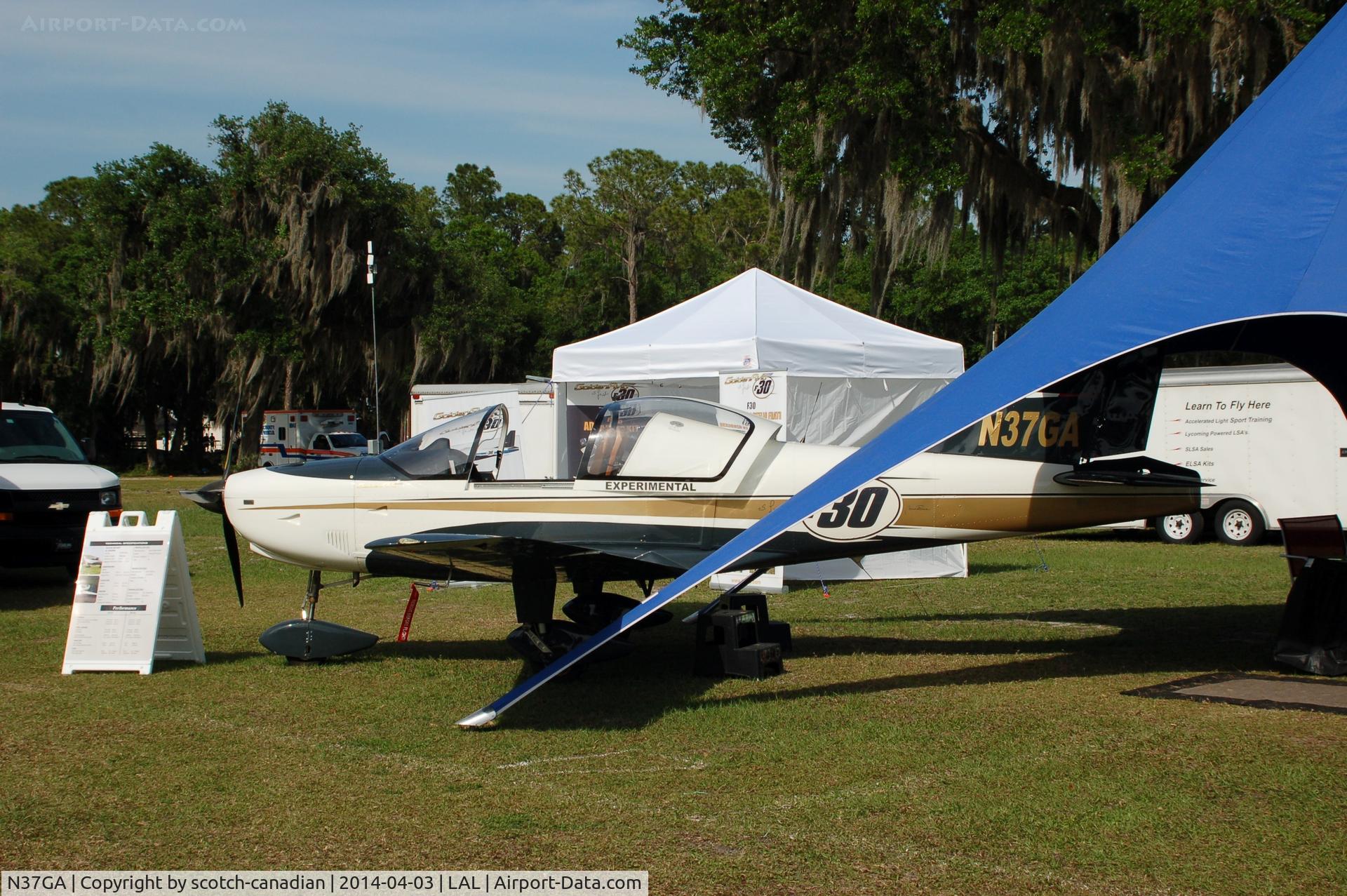 N37GA, 2012 Golden Avio F30 C/N 004CE, 2012 GOLDEN AVIO S R L F30, N37GA, at 2014 Sun n Fun, Lakeland Linder Regional Airport, Lakeland, FL
