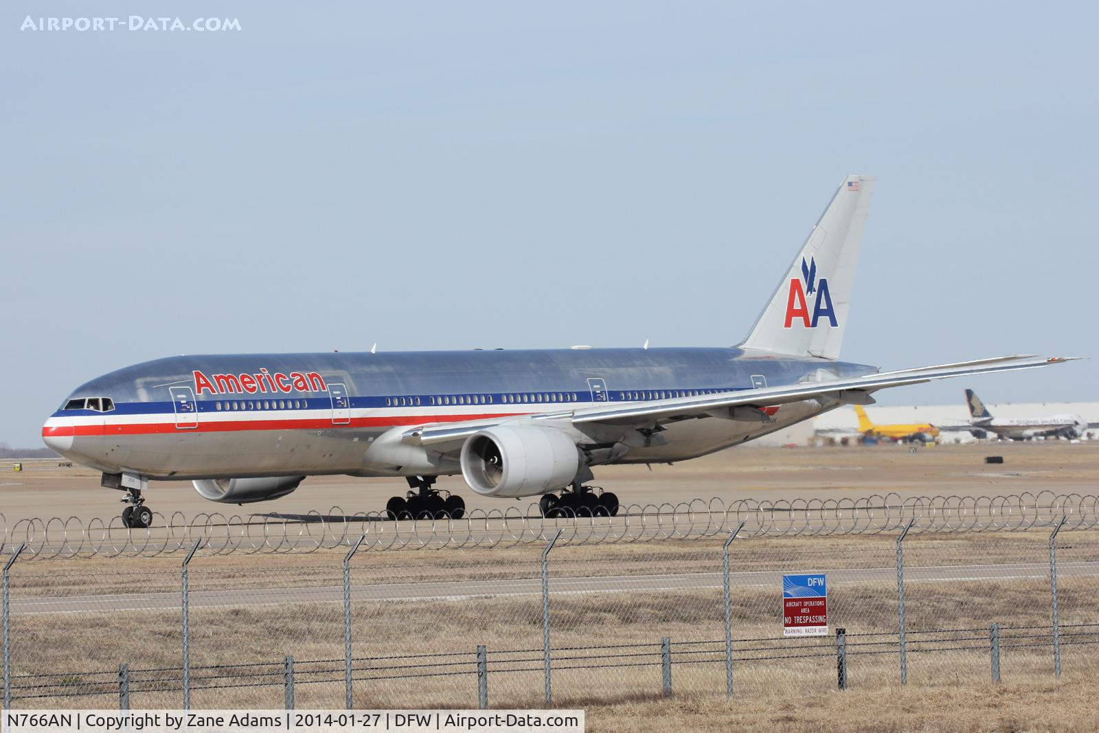 N766AN, 2003 Boeing 777-223/ER C/N 32880, American Airlines at DFW Airport