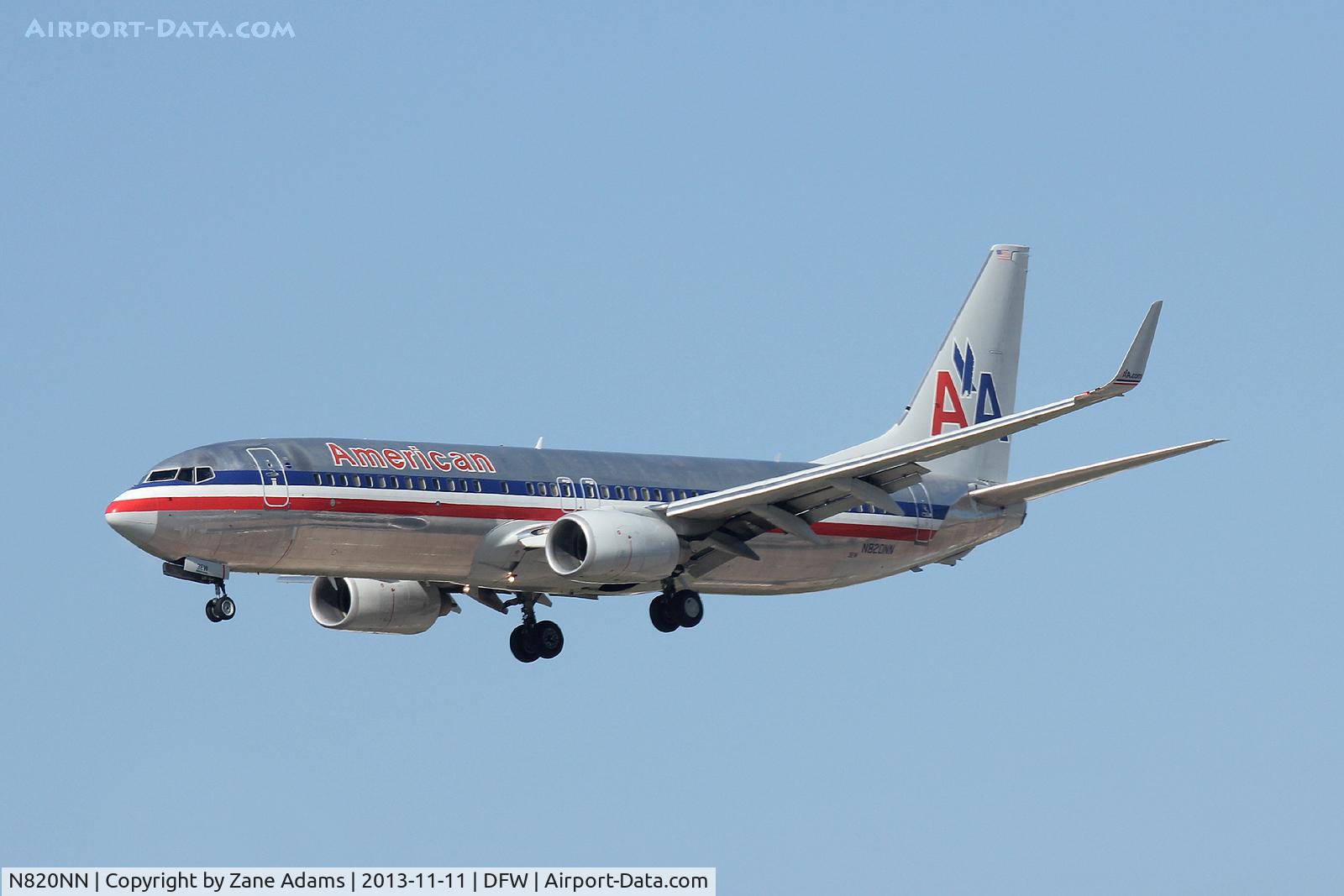 N820NN, 2009 Boeing 737-823 C/N 29559, American Airlines at DFW Airport