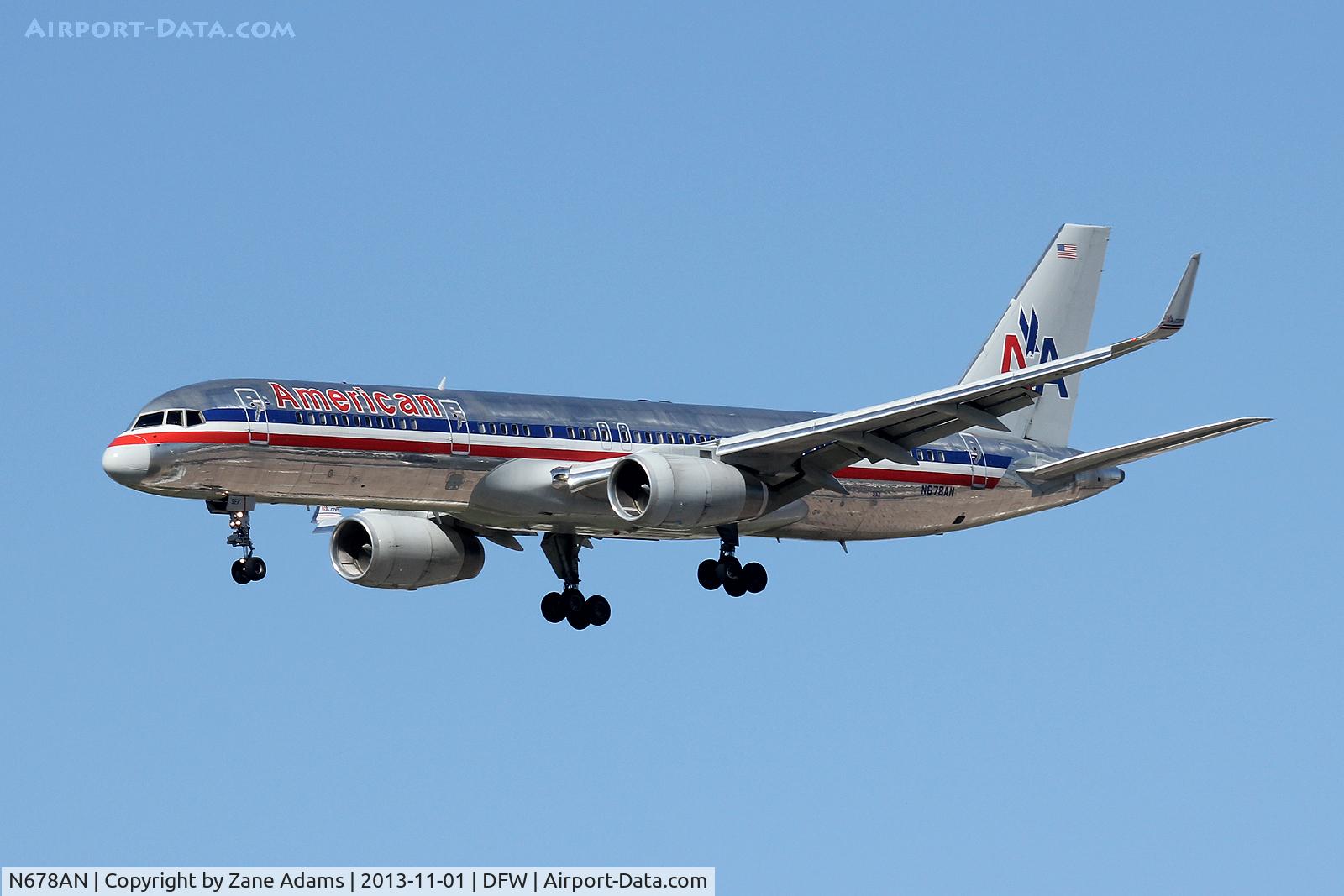 N678AN, 1998 Boeing 757-223 C/N 29428, American Airlines at DFW Airport