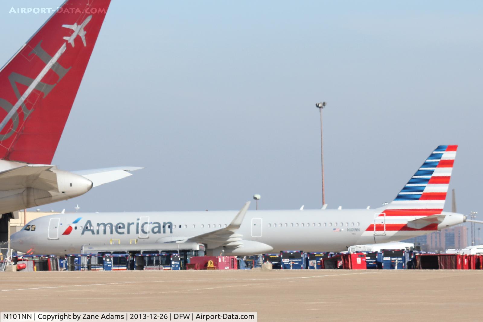 N101NN, 2013 Airbus A321-231 C/N 5834, American Airlines A321 at DFW Airport