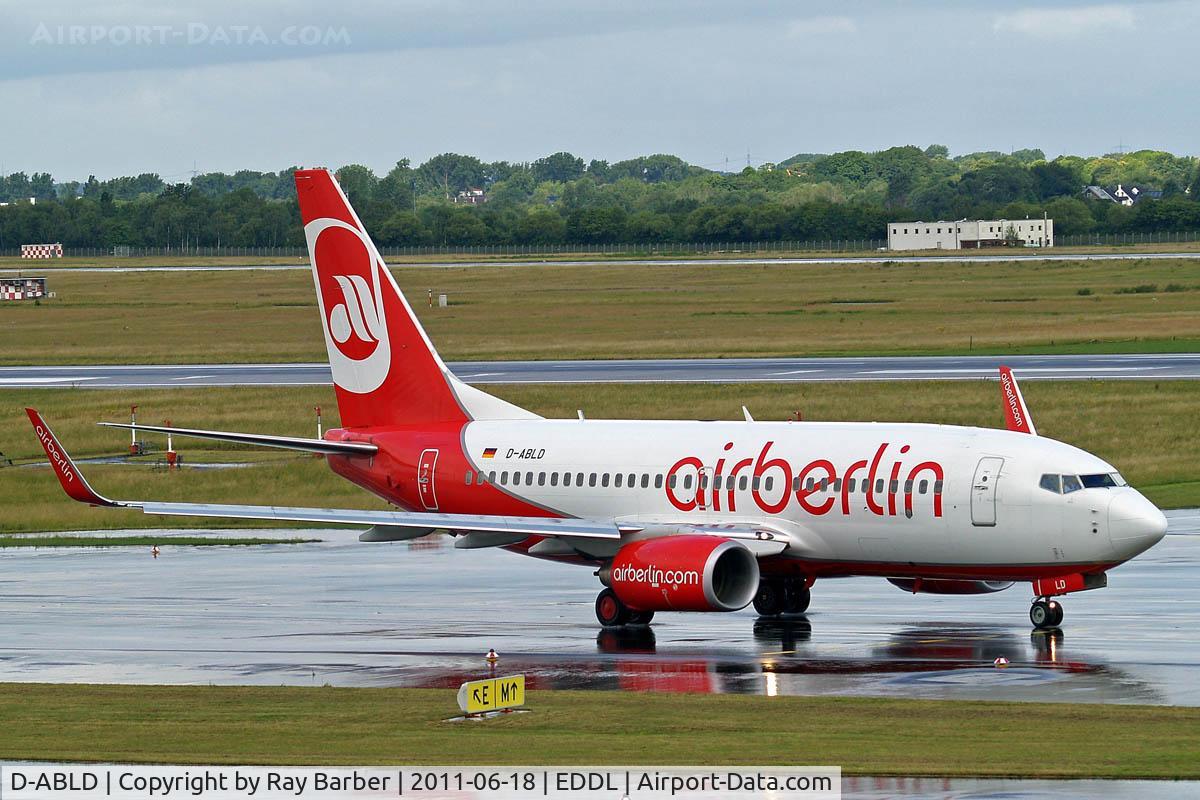 D-ABLD, 2008 Boeing 737-76J C/N 36117, Boeing 737-76J [36117] (Air Berlin) Dusseldorf~D 18/06/2011