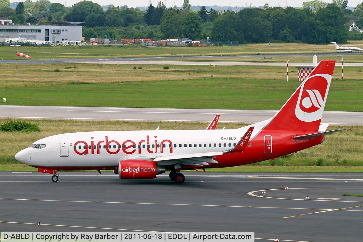 D-ABLD, 2008 Boeing 737-76J C/N 36117, Boeing 737-76J [36117] (Air Berlin) Dusseldorf~D 18/06/2011