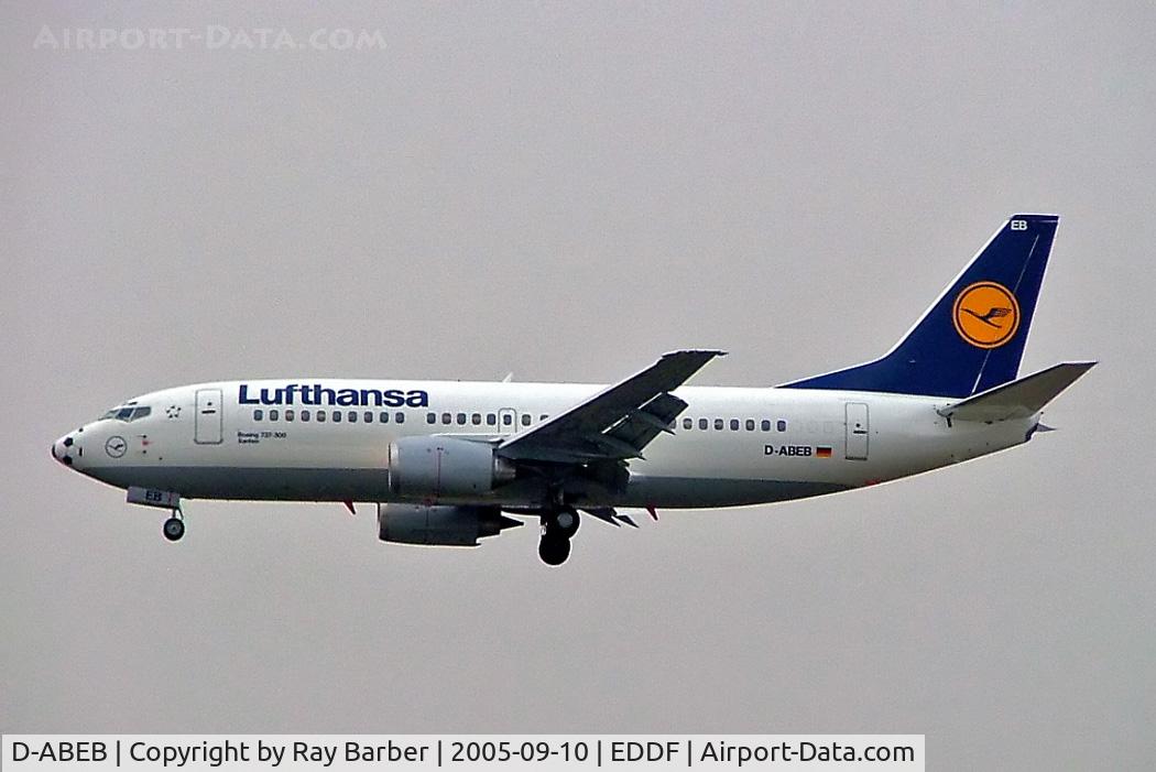 D-ABEB, 1991 Boeing 737-330 C/N 25148, Boeing 737-330 [25148] (Lufthansa) Frankfurt~D 10/09/2005