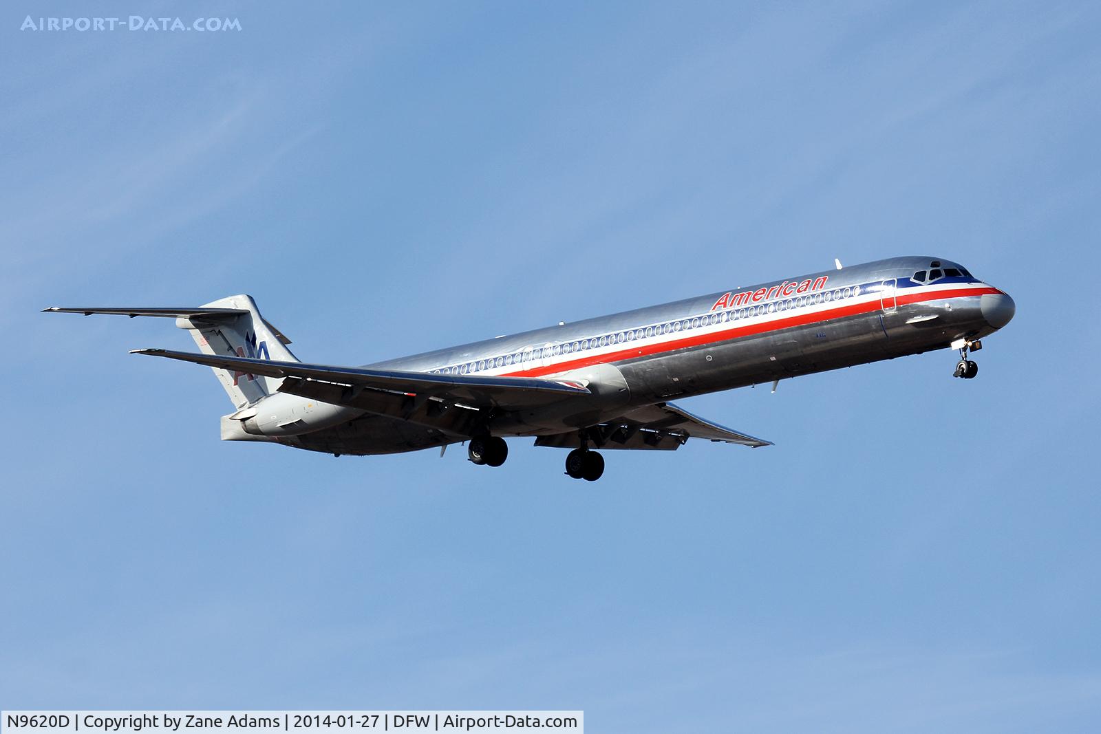 N9620D, 1997 McDonnell Douglas MD-83 (DC-9-83) C/N 53591, American Airlines at DFW Airport