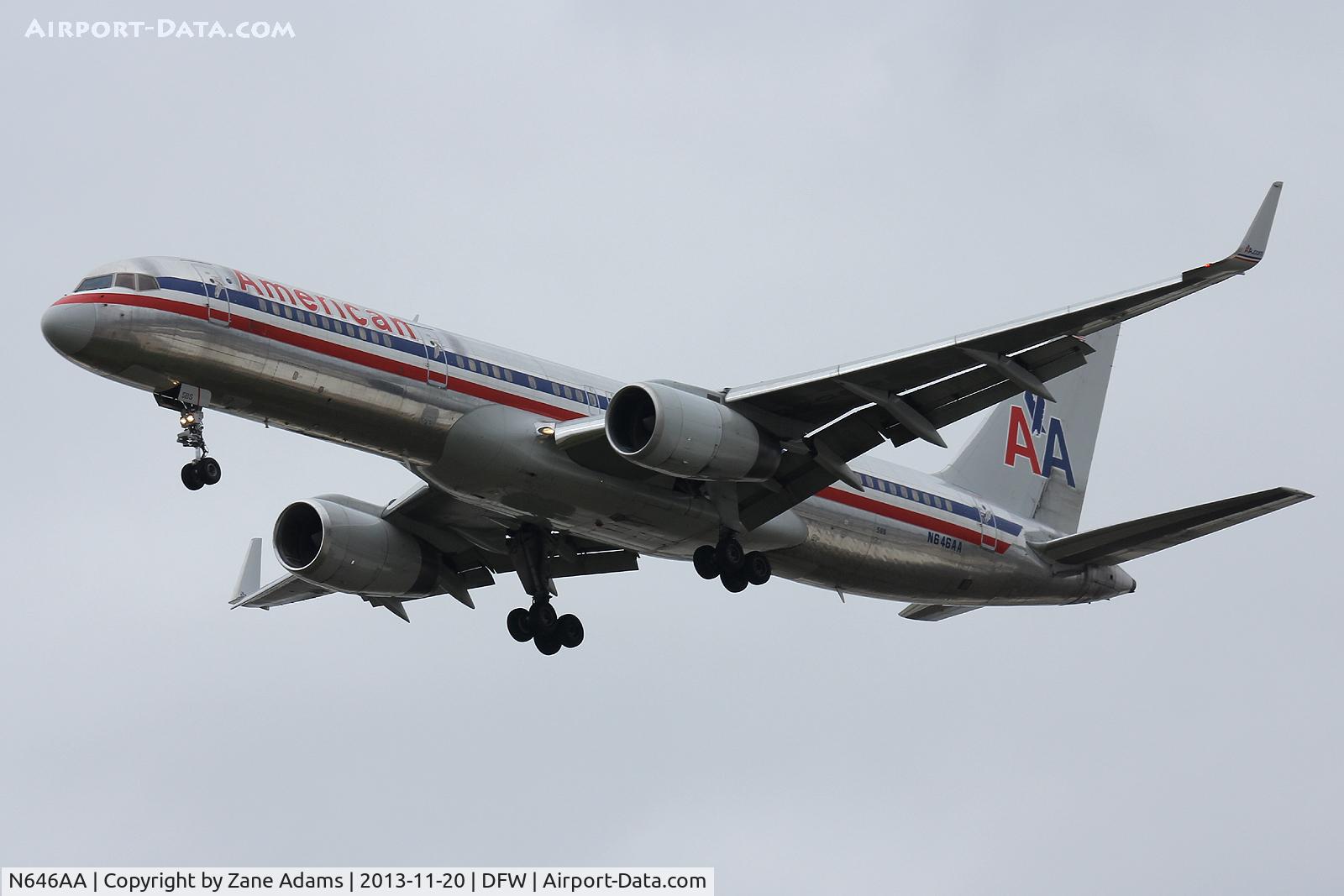N646AA, 1991 Boeing 757-223 C/N 24604, American Airlines at DFW Airport