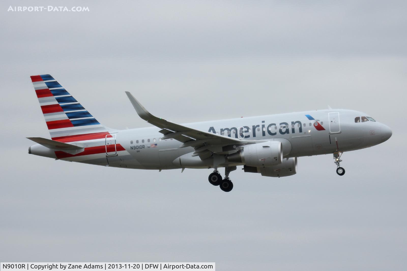 N9010R, 2013 Airbus A319-115 C/N 5789, American Airlines at DFW Airport