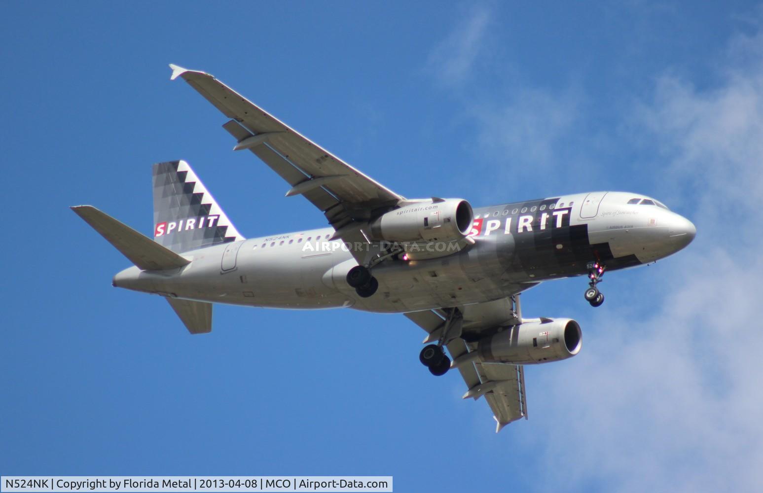 N524NK, 2006 Airbus A319-132 C/N 2929, Spirit A319