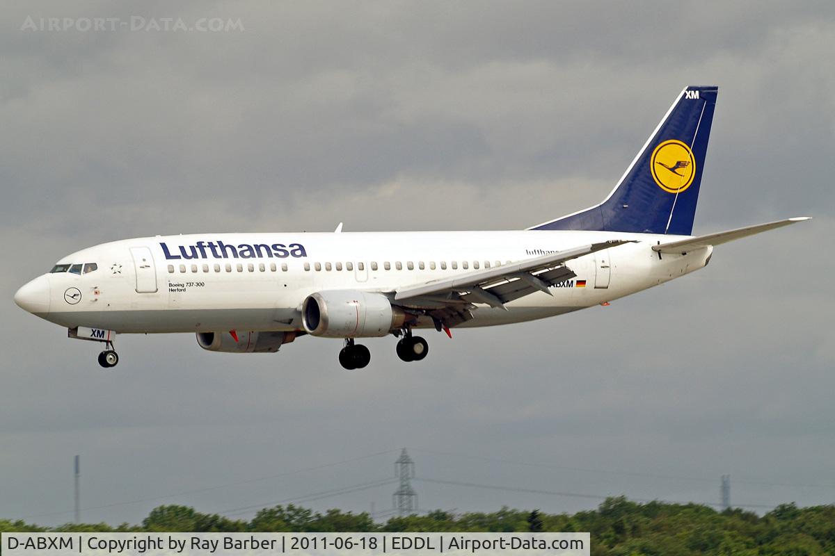 D-ABXM, 1987 Boeing 737-330 C/N 23871, Boeing 737-330 [23871] (Lufthansa) Dusseldorf~D 18/06/2011