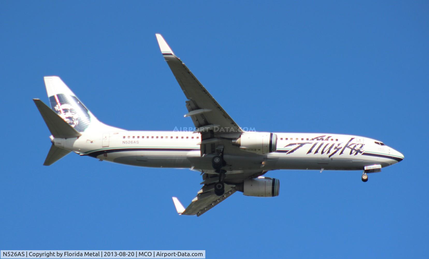 N526AS, 2009 Boeing 737-890 C/N 35196, Alaska 737-800