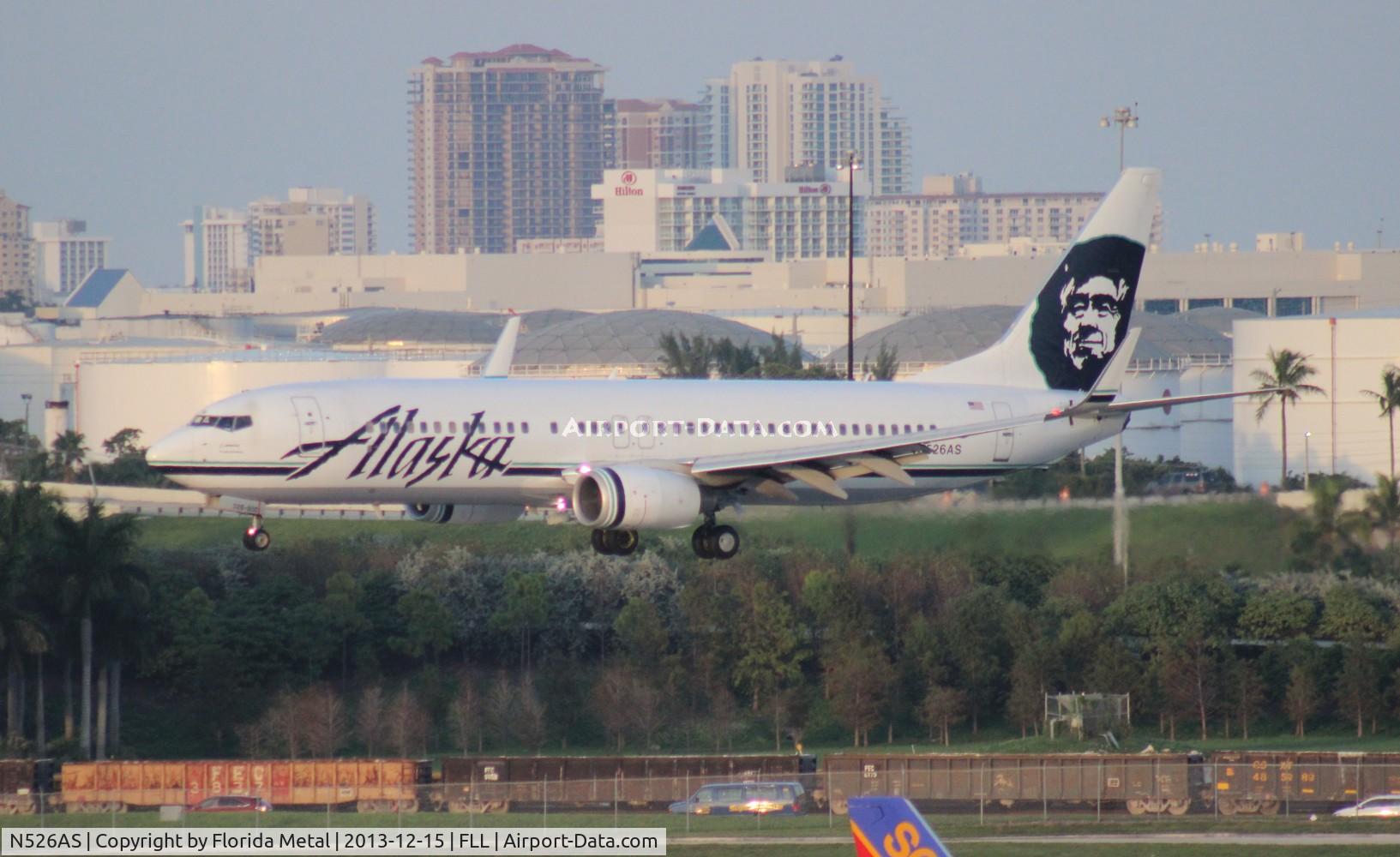 N526AS, 2009 Boeing 737-890 C/N 35196, Alaska 737-800