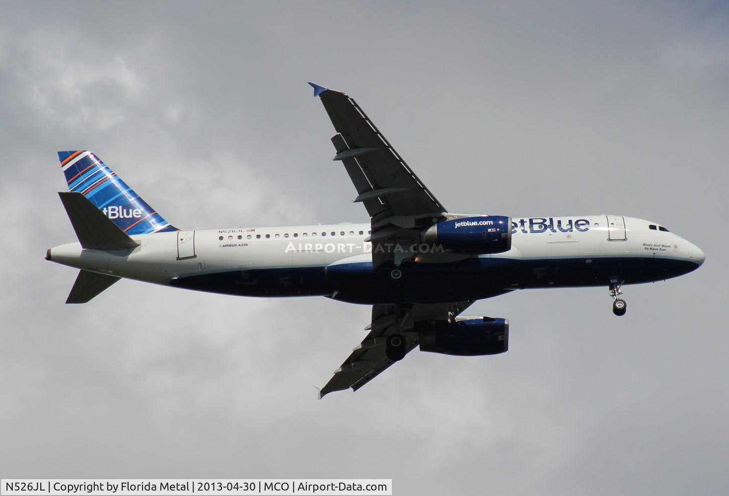 N526JL, 2001 Airbus A320-232 C/N 1546, Jet Blue A320