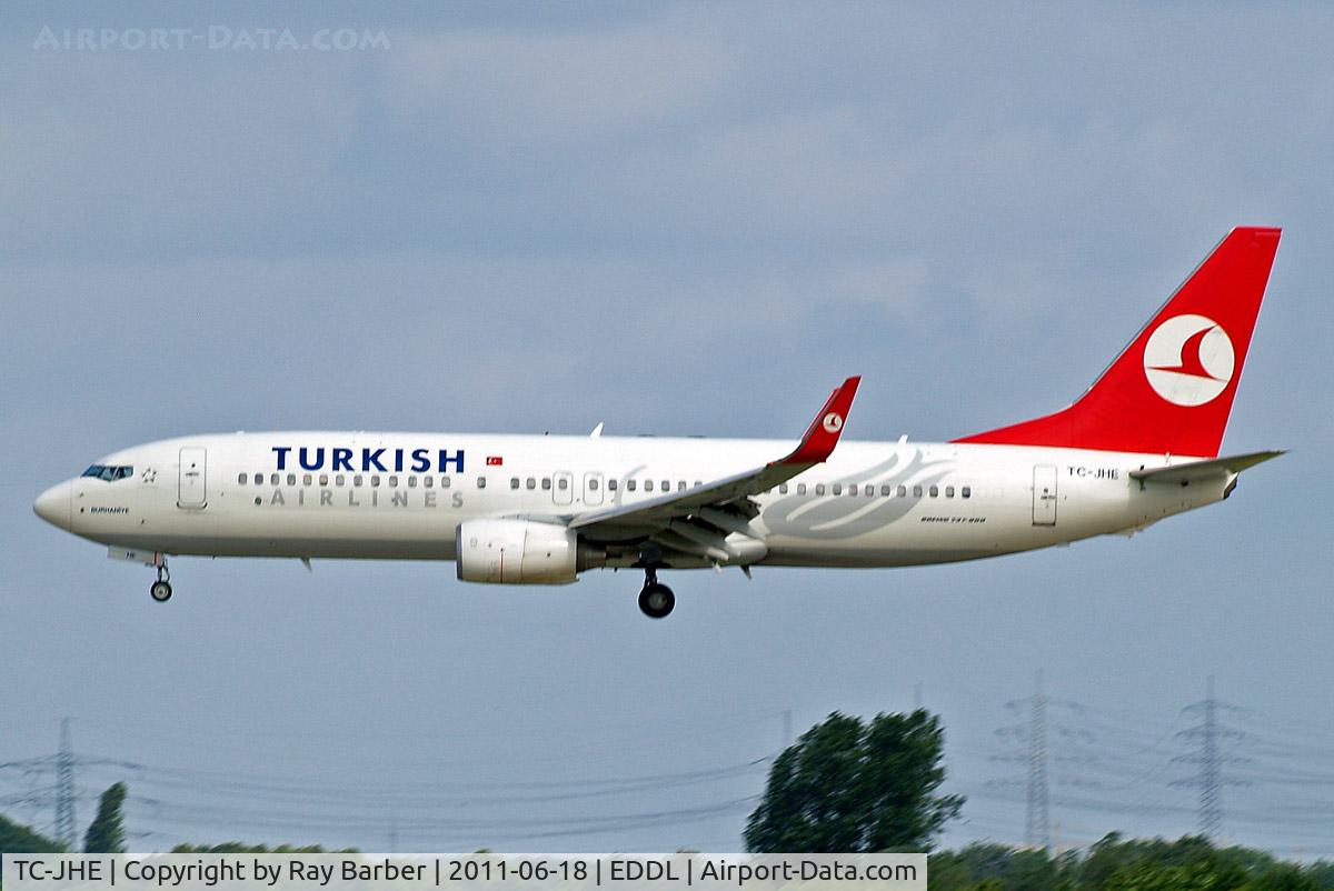 TC-JHE, 2008 Boeing 737-8F2 C/N 35744, Boeing 737-8F2 [35744] (THY Turkish Airlines) Dusseldorf~D 18/06/2011