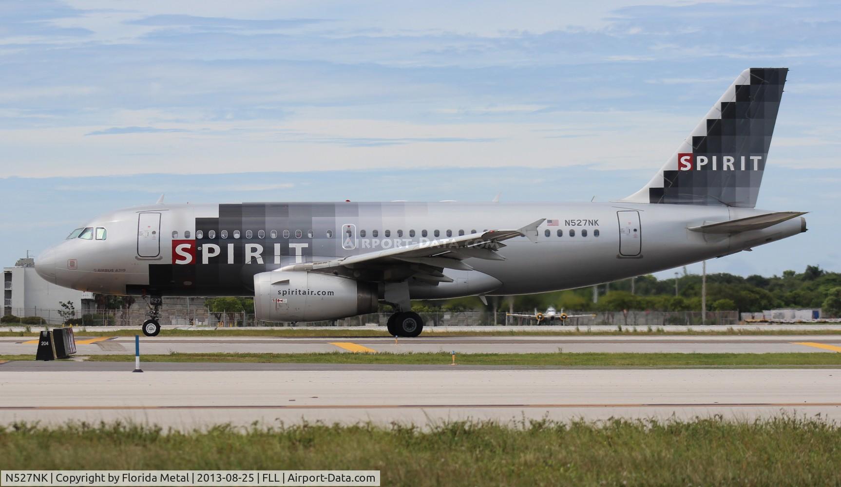 N527NK, 2007 Airbus A319-132 C/N 2978, Spirit A319