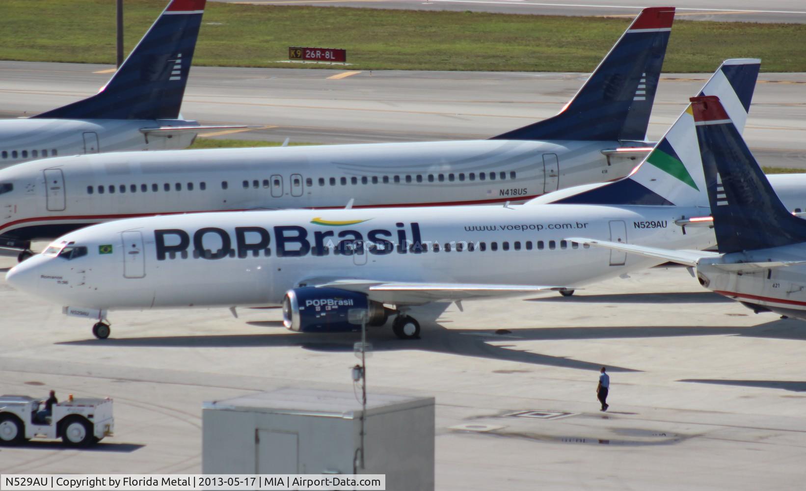 N529AU, 1989 Boeing 737-3B7 C/N 24411, Ex US Airways 737-300 being converted in Miami for Brazilian LCC Start up POP Brasil that failed before starting.