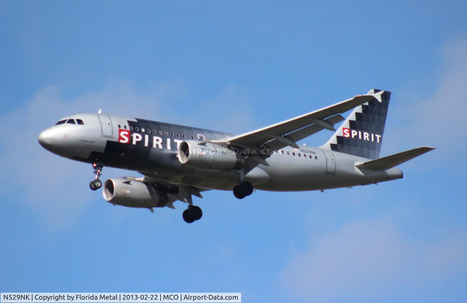 N529NK, 2007 Airbus A319-132 C/N 3007, Spirit A319