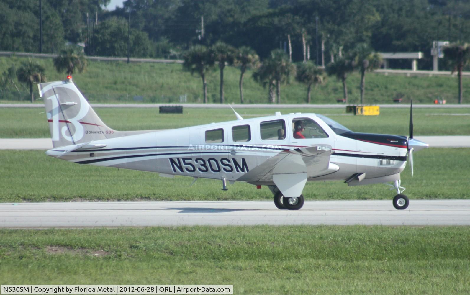 N530SM, Hawker Beechcraft Corp G36 Bonanza C/N E-3968, Beech G36