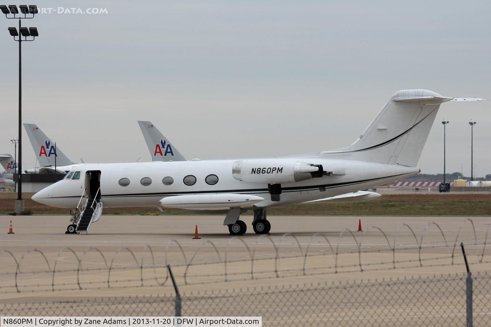 N860PM, 1978 Grumman G-1159 Gulfstream II C/N 224, At DFW Airport