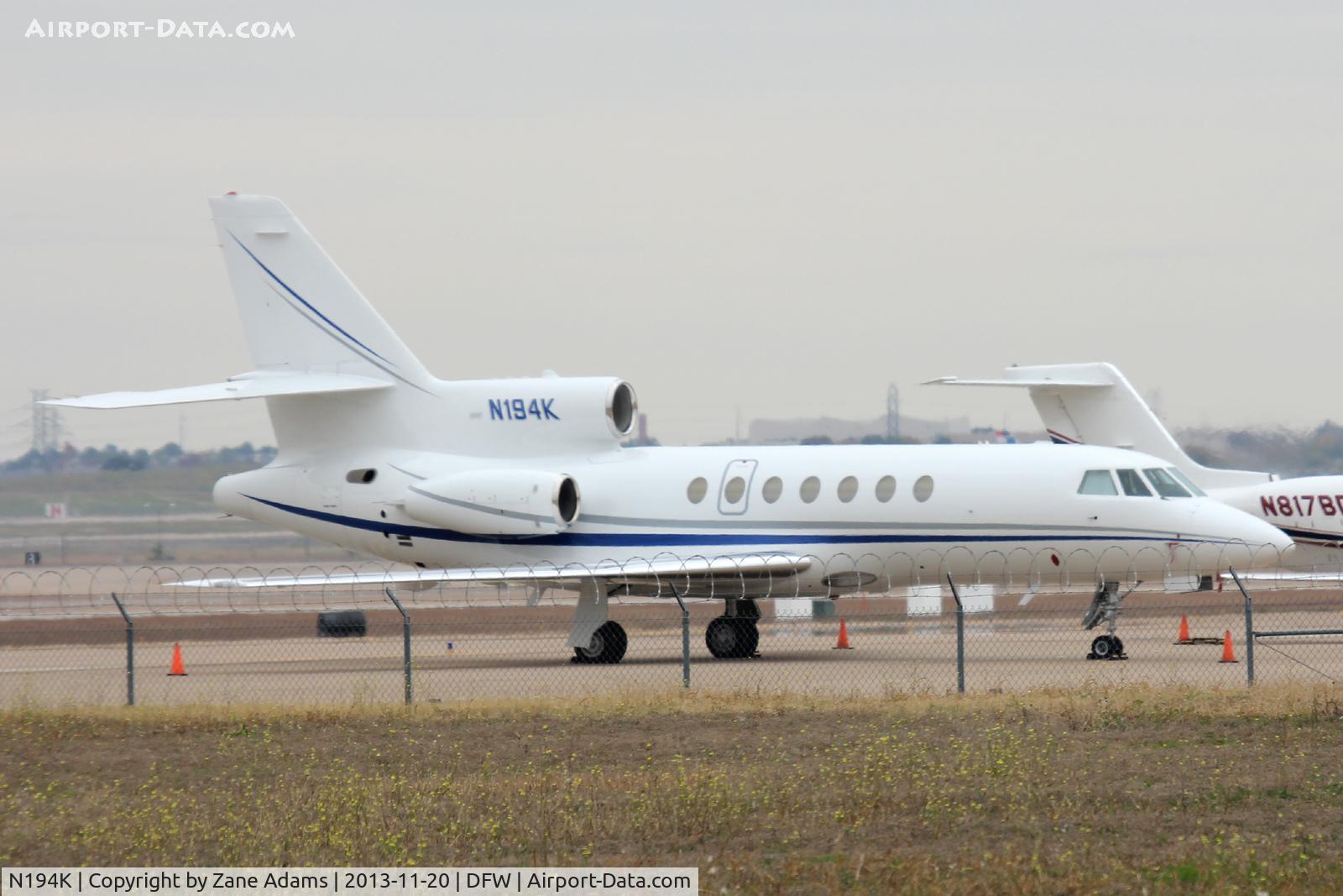 N194K, Dassault Falcon 50 C/N 194, At DFW Airport