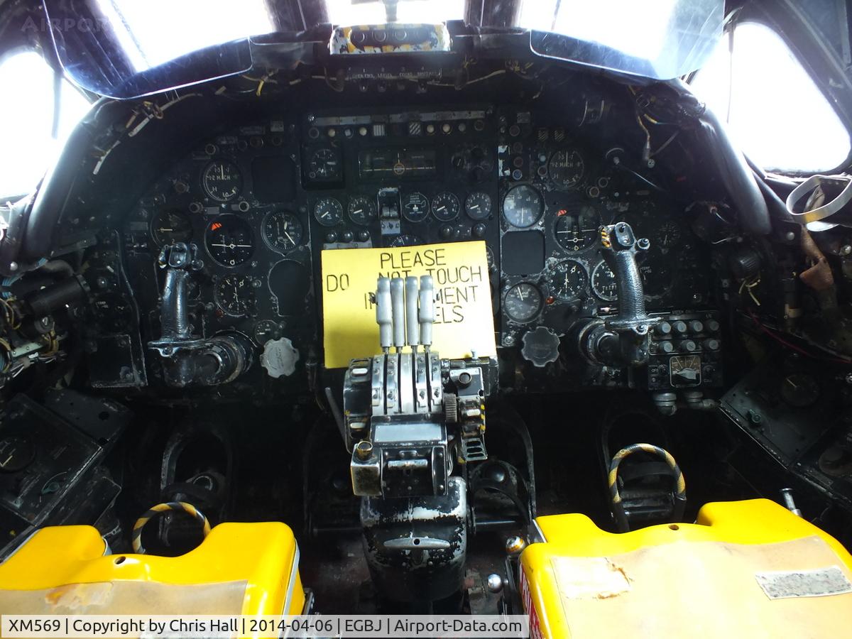 XM569, 1961 Avro Vulcan B.2 C/N Set 50, at the Jet Age Museum, Staverton