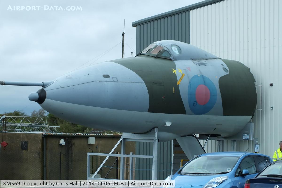 XM569, 1961 Avro Vulcan B.2 C/N Set 50, at the Jet Age Museum, Staverton