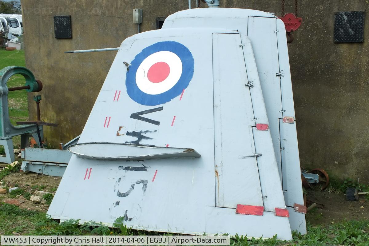 VW453, 1949 Gloster Meteor T7 C/N Not found  VW453, at the Jet Age Museum, Staverton