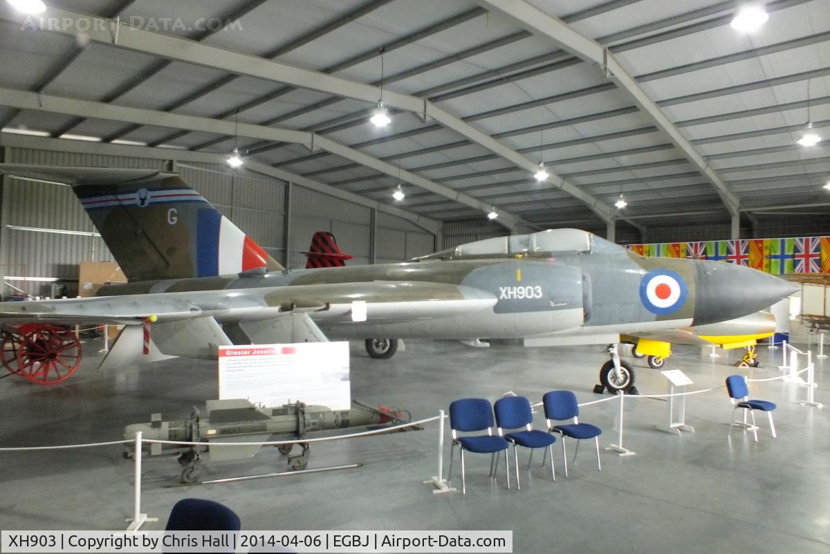XH903, Gloster Javelin FAW.9 C/N Not found XH903, at the Jet Age Museum, Staverton