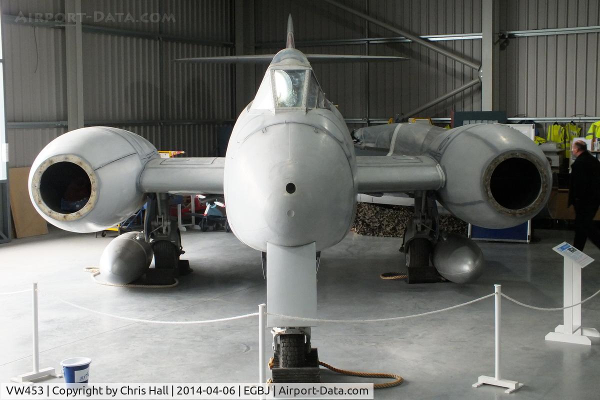 VW453, 1949 Gloster Meteor T7 C/N Not found  VW453, at the Jet Age Museum, Staverton