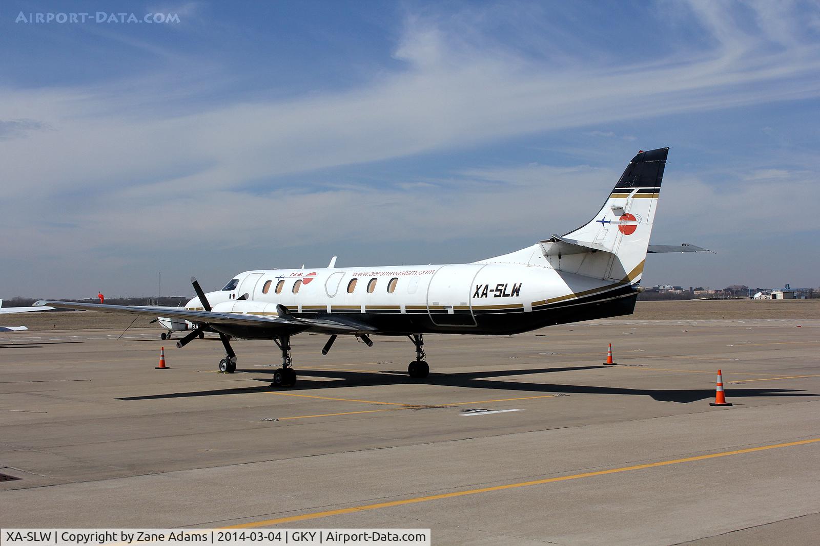 XA-SLW, 1985 Fairchild SA-227AC Metro III C/N AC-628B, On the ramp at Arlington Municipal Airport