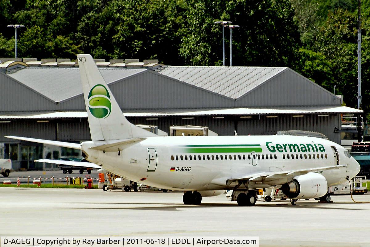 D-AGEG, 1988 Boeing 737-35B C/N 24237, Boeing 737-35B [24237] (Germania) Dusseldorf~D 18/06/2011