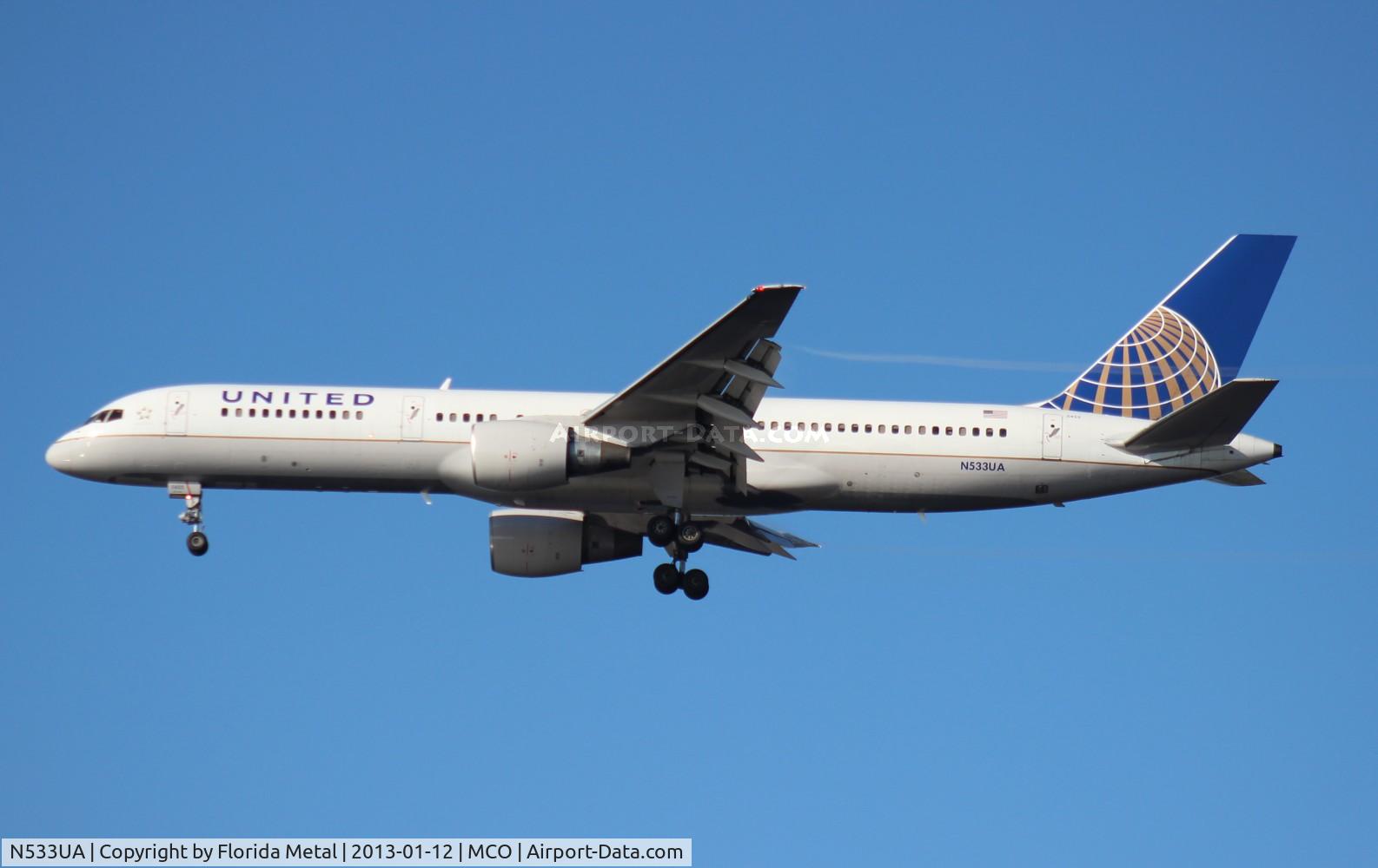 N533UA, 1991 Boeing 757-222 C/N 25073, United 757-200