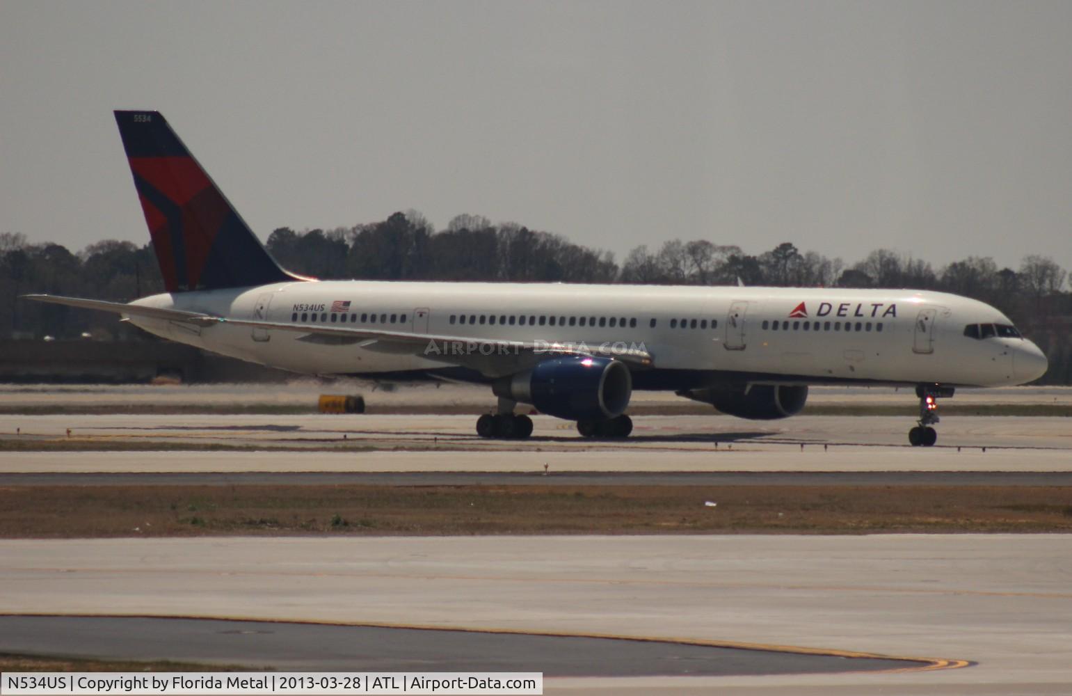 N534US, 1988 Boeing 757-251 C/N 24265, Delta 757-200