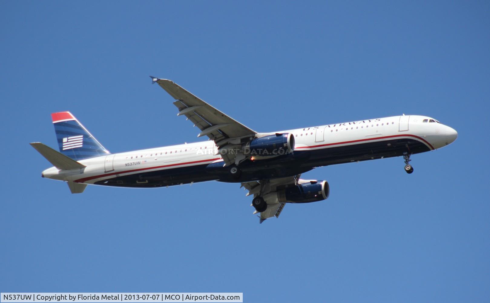 N537UW, 2009 Airbus A321-231 C/N 4041, US Airways A321