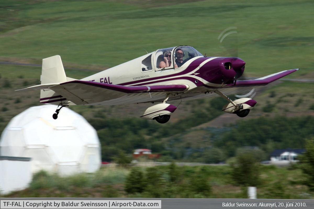 TF-FAL, 1973 Falconar F-11A Sporty C/N F-6119, BIAR fly in 2012.  Owner and wife.
