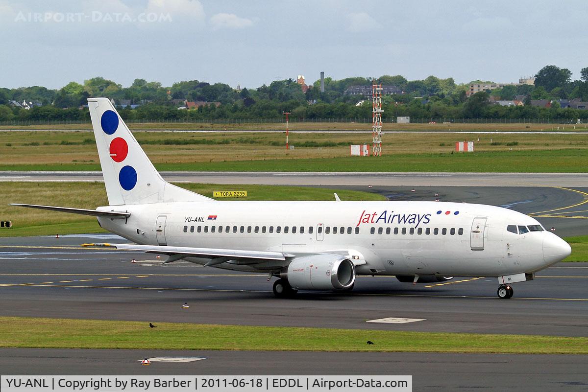 YU-ANL, 1986 Boeing 737-3H9 C/N 23716/1321, Boeing 737-3H9 [23716] (JAT Airways) Dusseldorf~D 18/06/2011