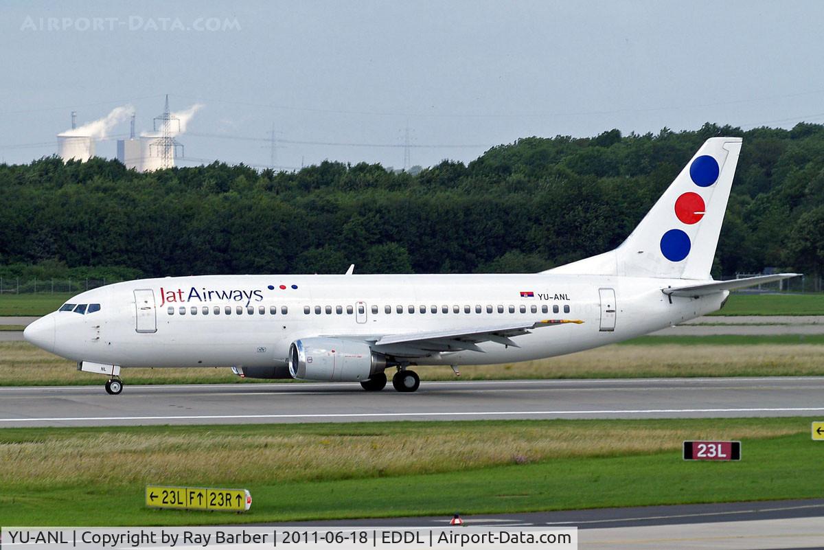 YU-ANL, 1986 Boeing 737-3H9 C/N 23716/1321, Boeing 737-3H9 [23716] (JAT Airways) Dusseldorf~D 18/06/2011
