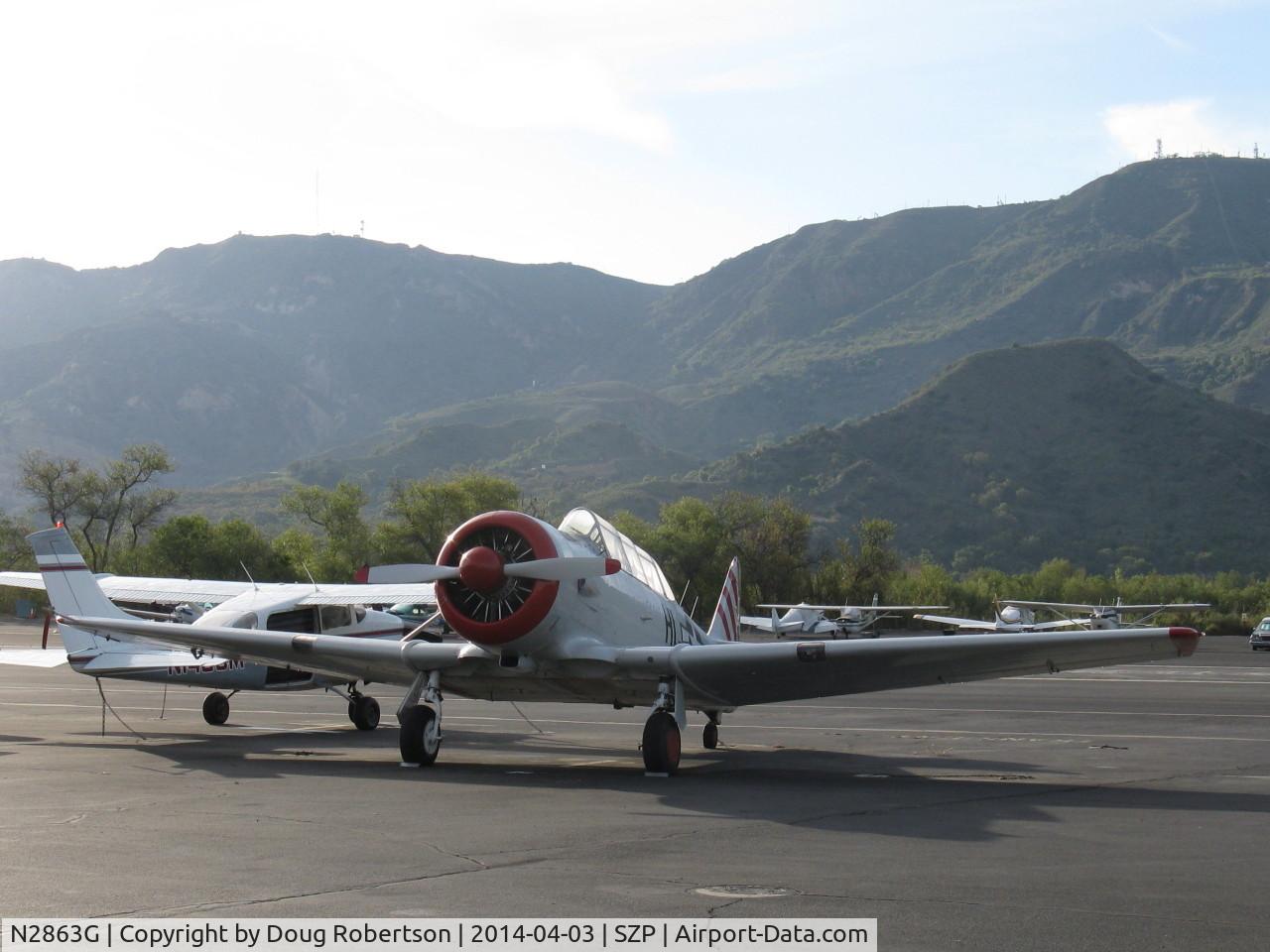 N2863G, 1958 North American SNJ-6 Texan C/N 121-43131, 1958 North American SNJ-6, P&W Wasp R-1340 600 Hp
