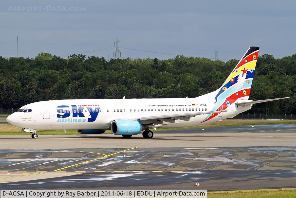 D-AGSA, 2000 Boeing 737-883 C/N 28323, Boeing 737-883 [28323] (German Sky Airlines) Dusseldorf~D 18/06/2011