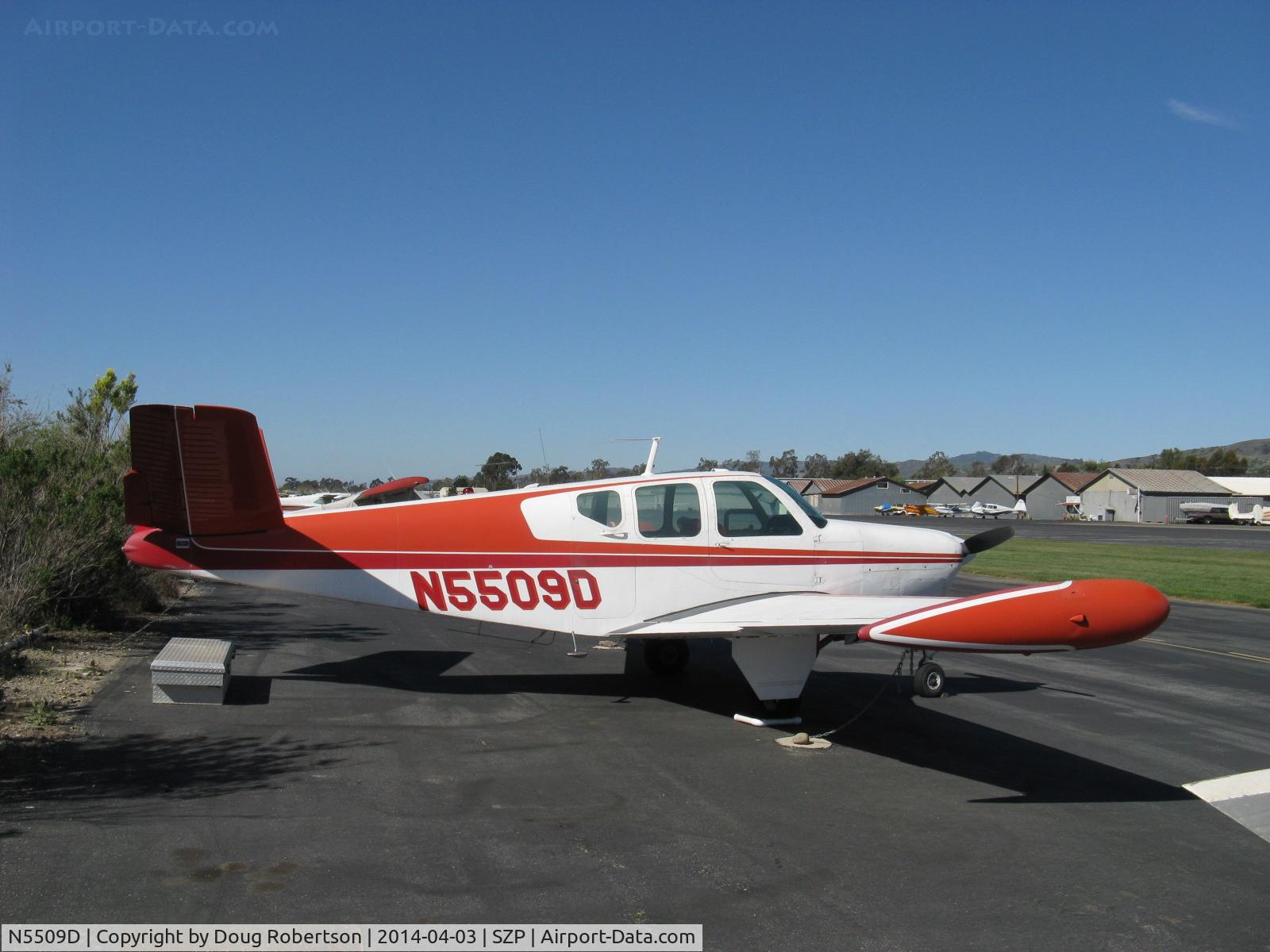 N5509D, 1957 Beech H35 Bonanza C/N D-5055, 1957 Beech H35 BONANZA, Continental O-470-G 240 Hp