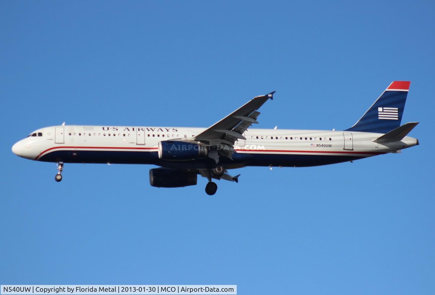 N540UW, 2009 Airbus A321-231 C/N 4107, US Airways A321