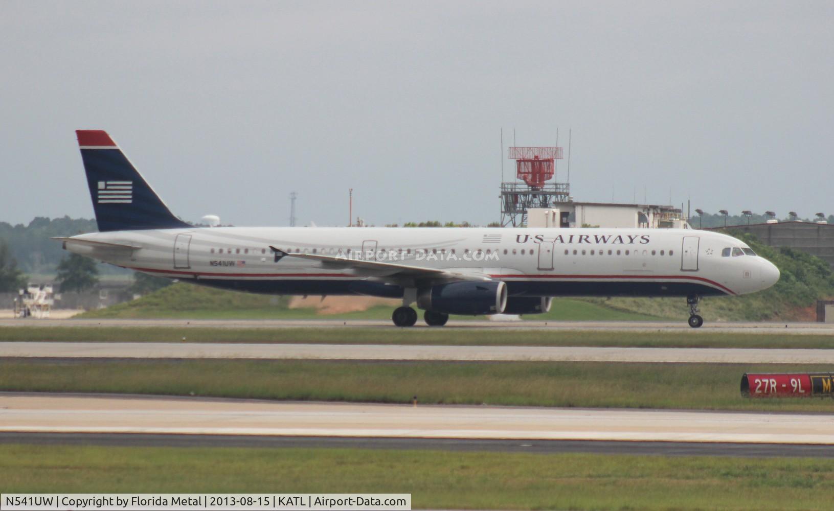N541UW, 2009 Airbus A321-231 C/N 4123, US Airways A321