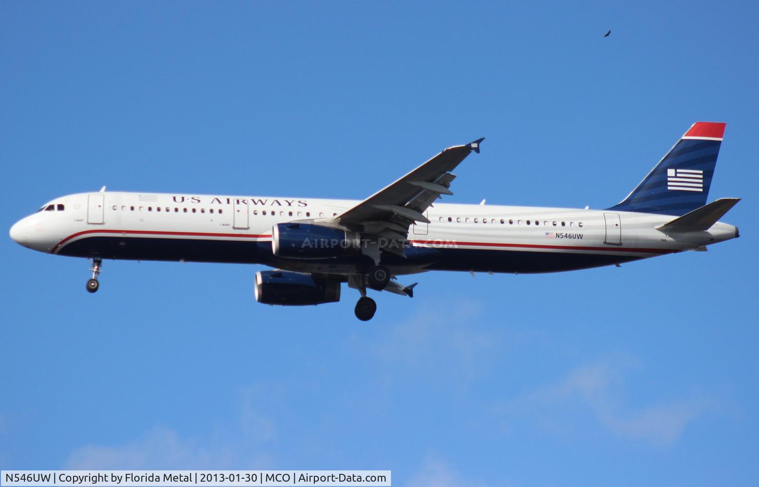 N546UW, 2011 Airbus A321-231 C/N 4885, US Airways A321