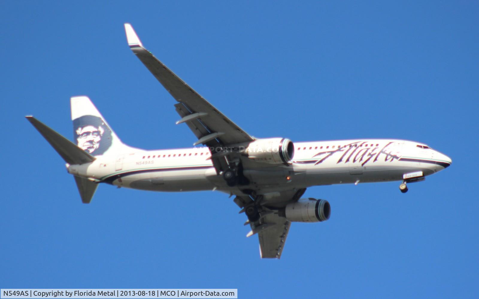 N549AS, 2005 Boeing 737-8FH C/N 30824, Alaska 737-800