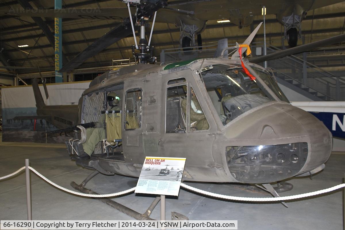 66-16290, 1966 Bell UH-1H Iroquois C/N 5984, Displayed at the  Australian Fleet Air Arm Museum,  a military aerospace museum located at the naval air station HMAS Albatross, near Nowra, New South Wales