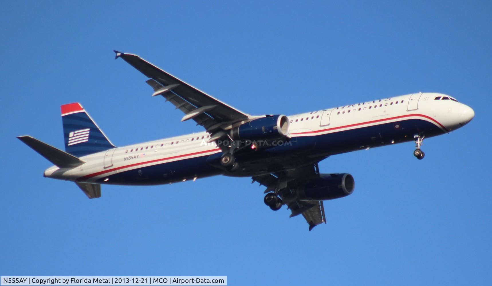 N555AY, 2012 Airbus A321-231 C/N 5235, US Airways A321