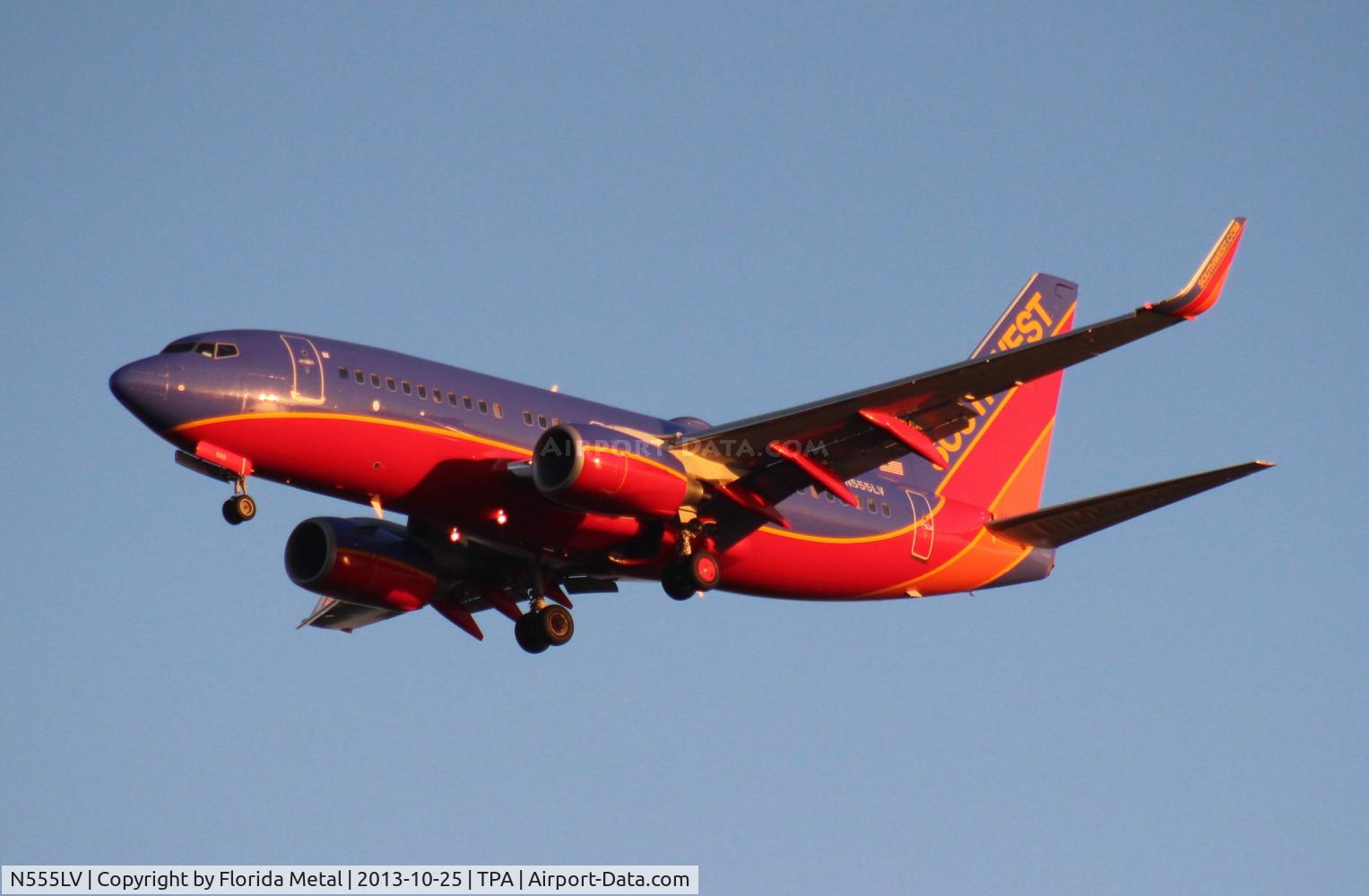 N555LV, 2011 Boeing 737-7BD C/N 36726, Southwest 737-70